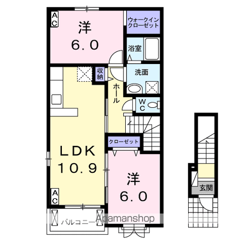 同じ建物の物件間取り写真 - ID:221010800979