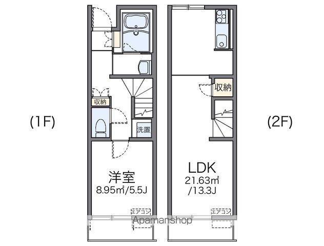 レオネクスト東矢本の間取り写真