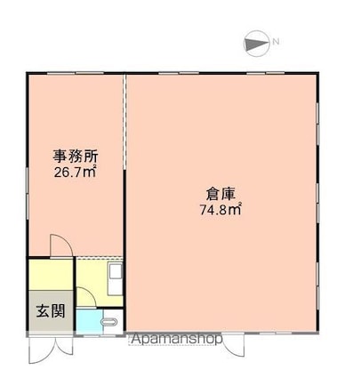 和歌山県和歌山市中島[事務所/112m2]の間取図