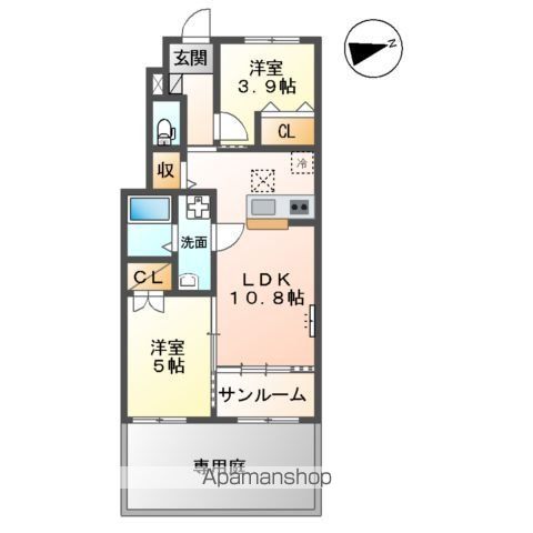 PLAINE掛尾の間取り写真