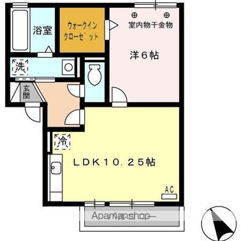 カーサフォレストの間取り写真
