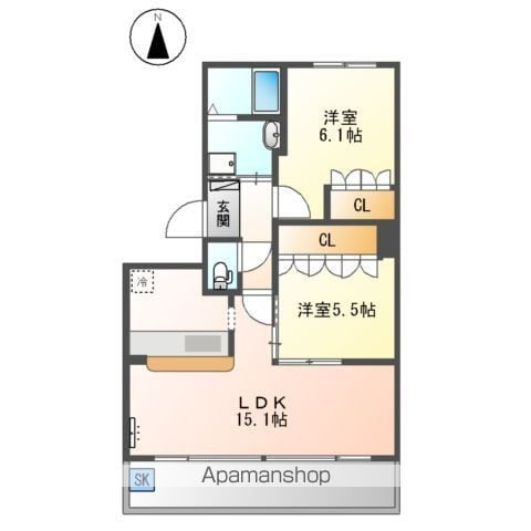 【ウィステリアの間取り】