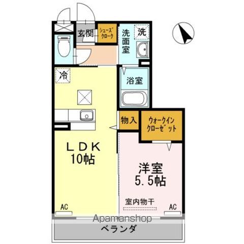 浜の前マンション13号棟の間取り写真