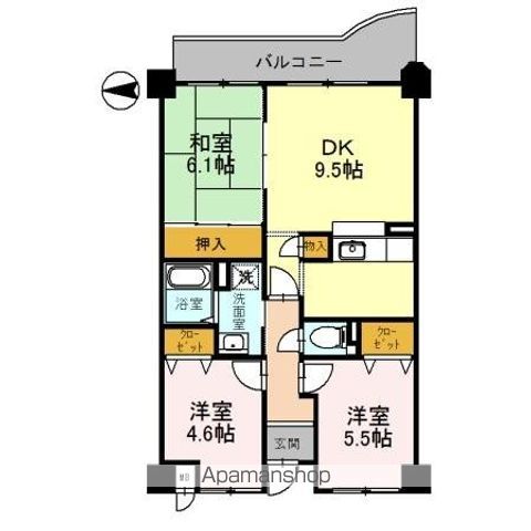 グレース門戸荘の間取り写真