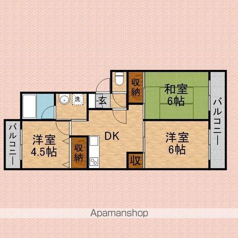 グリーンパークサイドの間取り写真