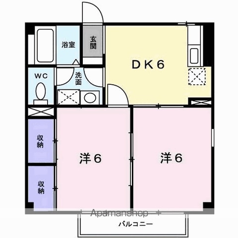 クレセントの間取り写真