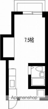 サンケイマンション第２[1R/23m2]の間取図