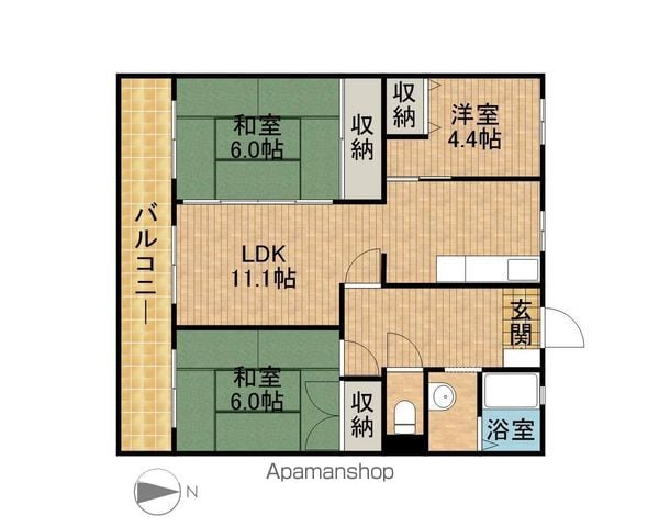AAI高尾の間取り写真