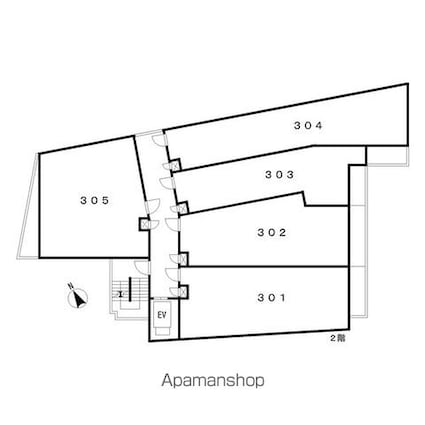 東京都杉並区高円寺南４丁目[1DK/33.95m2]の配置図