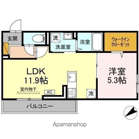 DーINVEST栄町の間取り写真