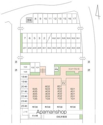 スカール和田[3LDK/71.3m2]の配置図