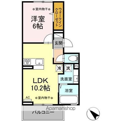 ヒルズ国母の間取り