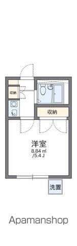 新宿区西早稲田のアパートの間取り