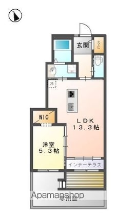 Ａｍａｌｆｉ　（アマルフィ）[1LDK/48.21m2]の間取図