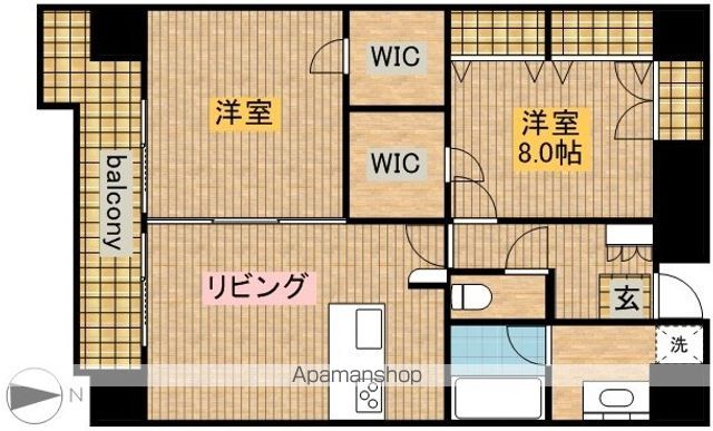 C.P.PURE1608の間取り写真