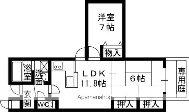 カーサ香枦園の間取り写真