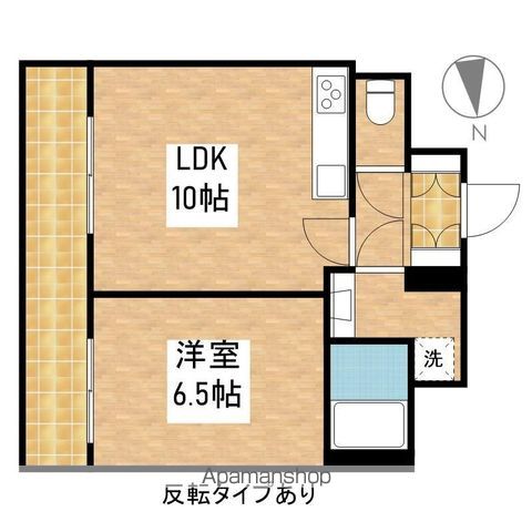 スタジオスクエア泉の間取り写真