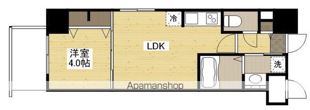 S−RESIDENCE本川町AFFORDの間取り写真