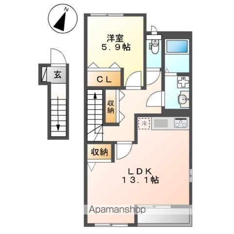 昭島市福島町３丁目&nbsp;2階建&nbsp;築15年のイメージ