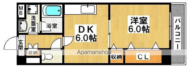 コンフォート23の間取り写真