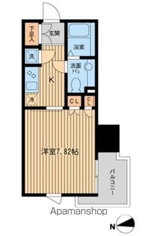 KDXレジデンス東新宿の間取り写真