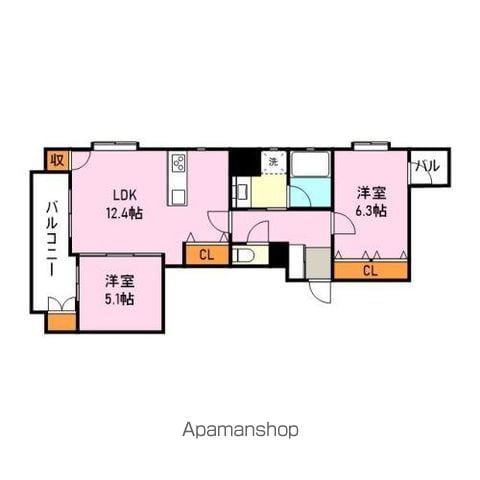 パークオーシャン桜島桟橋通りの間取り写真