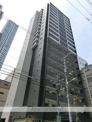 プレサンスタワー北浜の外観写真