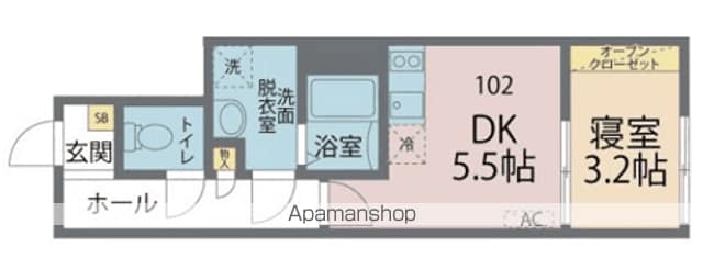 カインドネス小田急相模原VIIの間取り写真