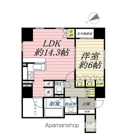 グランスイート銀座レスティモナークの間取り写真