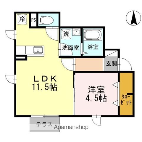 ウェールス多摩川の間取り写真
