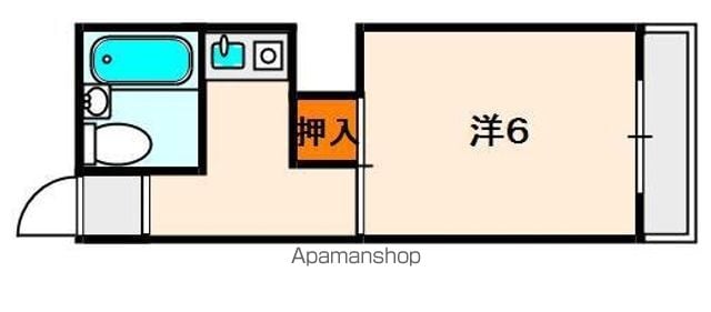 アカイマンションの間取り写真