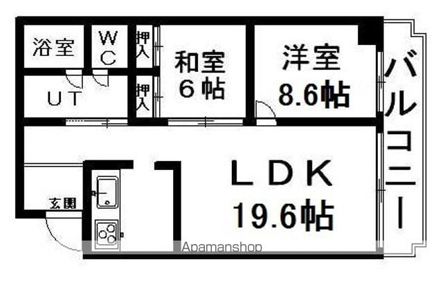 アスレチックパレスの間取り写真