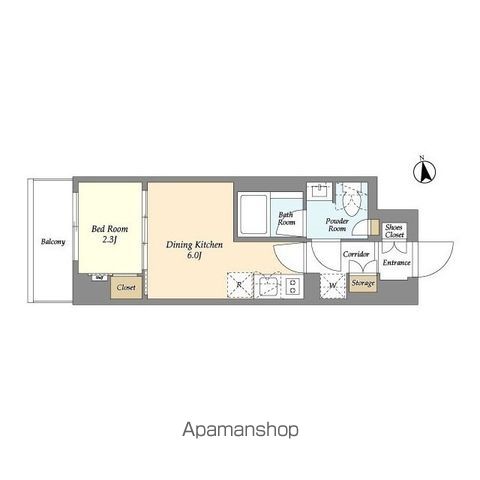 AIFLAT品川戸越パークサイドの間取り写真