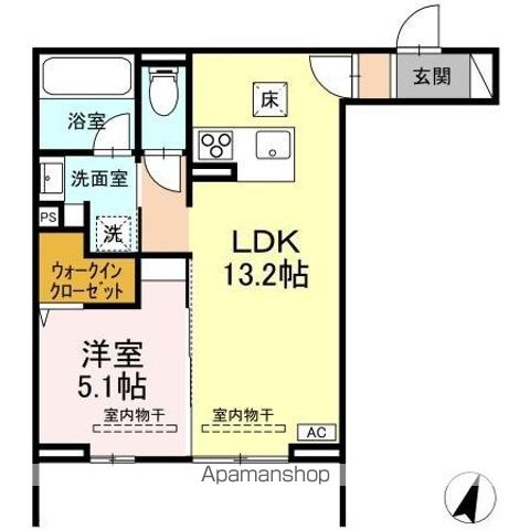 TORISIA本宮 A棟の間取り写真