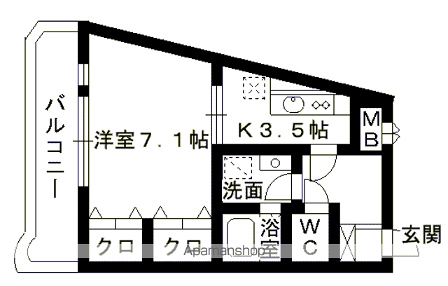 ビラージュ原町の間取り