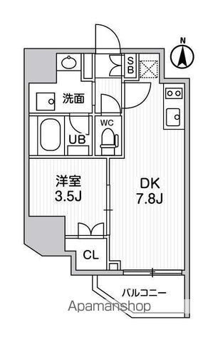 【ＡＬＴＥＲＮＡ亀戸Ⅲの間取り】