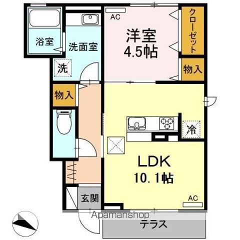 かもべハイムの間取り写真