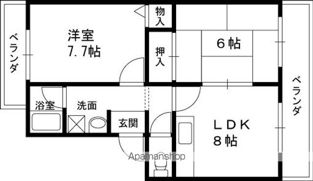 グレイス西難波の間取り写真
