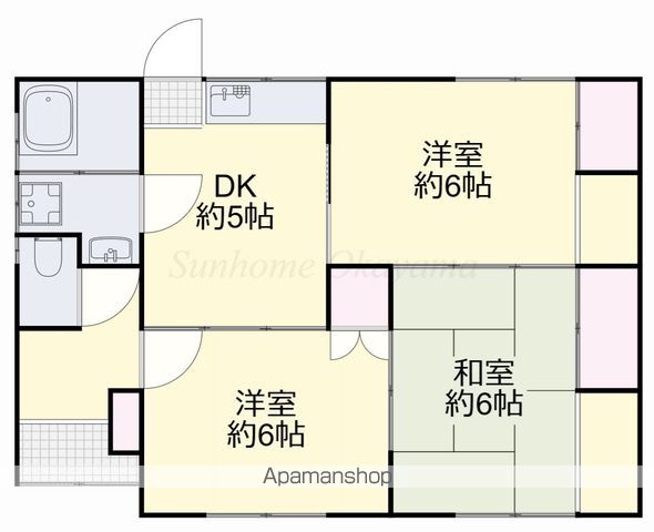 山陽本線 東岡山駅 徒歩23分 1階建 築46年の間取り写真