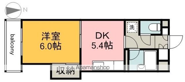 ハウスエーヌ西十日市の間取り写真