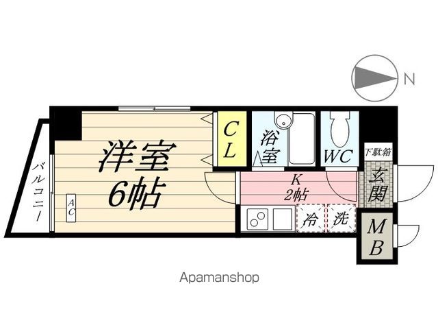 杉並区上高井戸のマンションの間取り