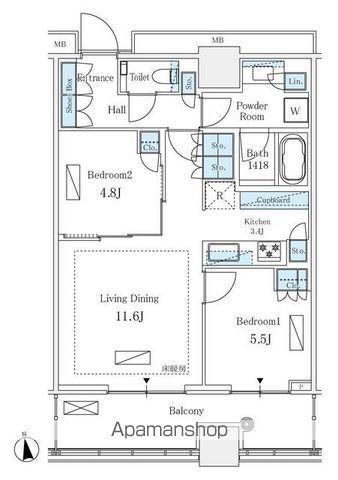 ＷＯＲＬＤ　ＴＯＷＥＲ　ＲＥＳＩＤＥＮＣＥの間取り