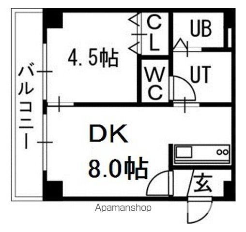 シティテラス南5条の間取り写真