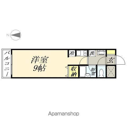 プランドール内山下の間取り写真