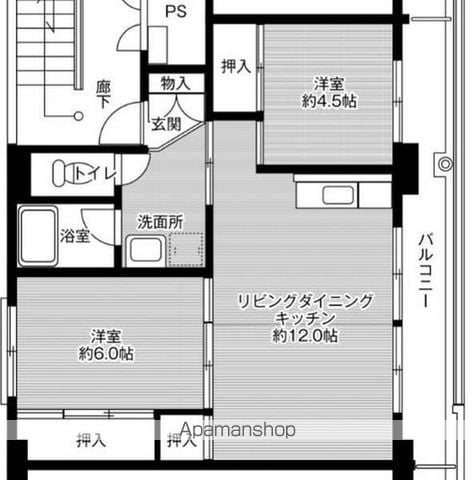 ビレッジハウス小諸2号棟の間取り写真