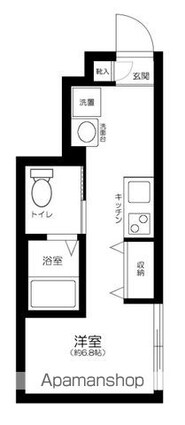 東京都武蔵野市吉祥寺本町３丁目[1R/16.36m2]の間取図