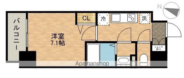 メイクスデザイン名駅南の間取り写真