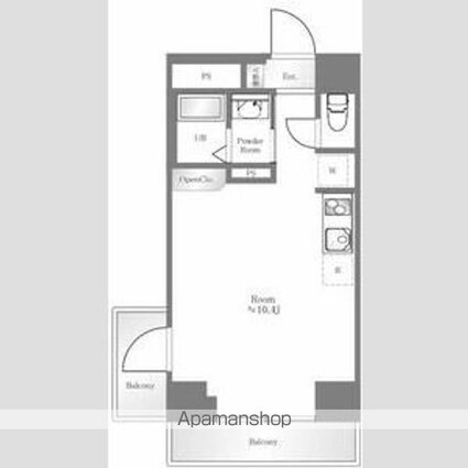 藤和半蔵門コープ[1R/27.06m2]の間取図