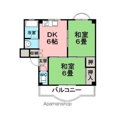 出口マンションの間取り写真