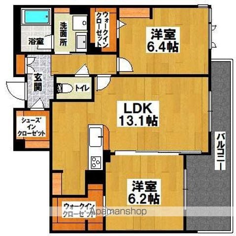 ヘルト シュタイン 堺東の間取り写真